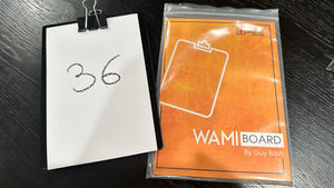 Wami  board exclusive by Bakore Magic - hold a board and habe your thumb totally available for quick and fast writings.